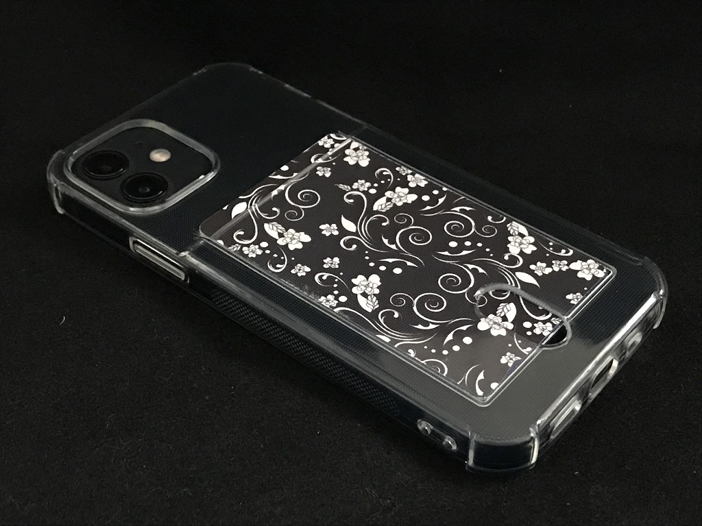 【100均】ICカード収納iPhoneケース(iPhone12)